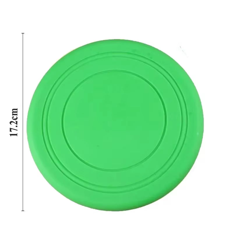 Durable Silicone Flying Disc – Interactive Toy for Dogs of All Sizes