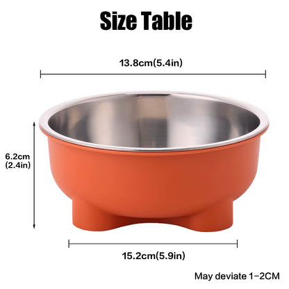 Stainless Steel Dog Bowl – Anti-Slip, Easy to Clean, Perfect for Indoor Feeding