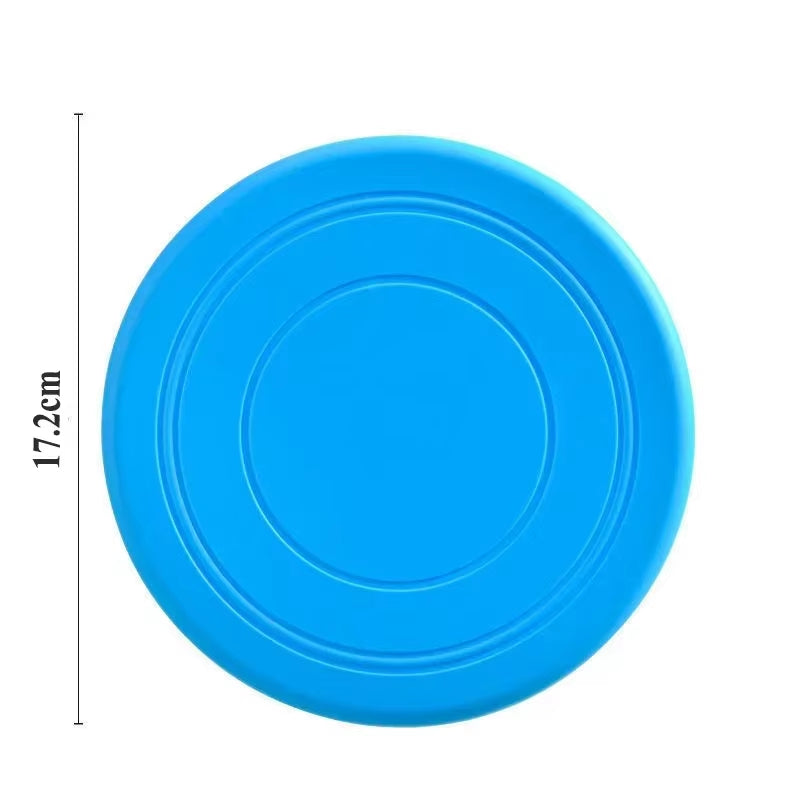 Durable Silicone Flying Disc – Interactive Toy for Dogs of All Sizes