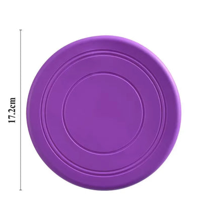 Durable Silicone Flying Disc – Interactive Toy for Dogs of All Sizes