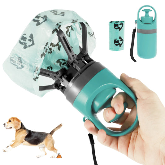 Portable Dog Toilet with Six-Claw Poop Scoop and Garbage Bag Dispenser – Perfect for Outdoor Pet Cleanup