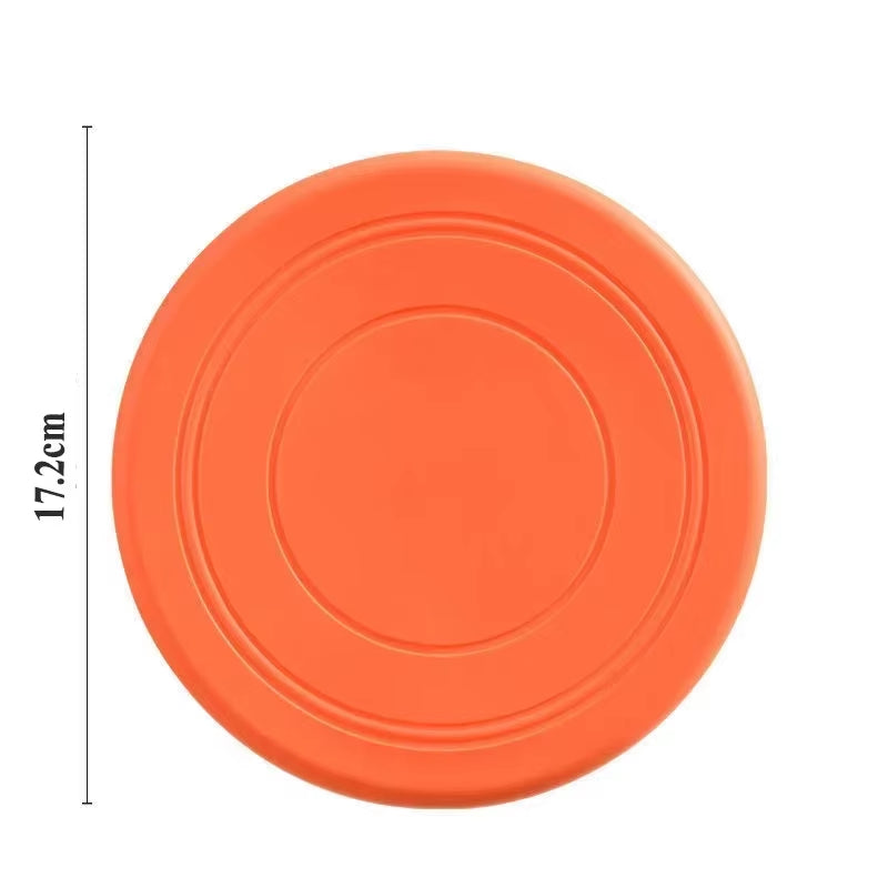 Durable Silicone Flying Disc – Interactive Toy for Dogs of All Sizes